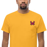 Unisex Embroidered T-Shirt 100% Cotton – Comfortable – Crab Design