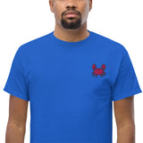 Unisex Embroidered T-Shirt 100% Cotton – Comfortable – Crab Design