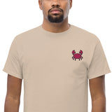 Unisex Embroidered T-Shirt 100% Cotton – Comfortable – Crab Design