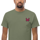 Unisex Embroidered T-Shirt 100% Cotton – Comfortable – Crab Design