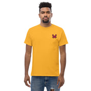 Ricamo Personalizzato - T-Shirt Unisex Ricamata 100% Cotone – Confortevole – Design Granchio-Biiply