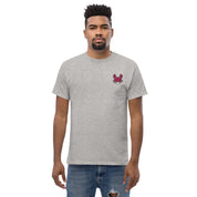 Ricamo Personalizzato - T-Shirt Unisex Ricamata 100% Cotone – Confortevole – Design Granchio-Biiply