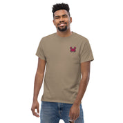 Ricamo Personalizzato - T-Shirt Unisex Ricamata 100% Cotone – Confortevole – Design Granchio-Biiply