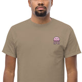 Unisex Embroidered T-Shirt 100% Cotton – Comfortable – Happy Medusa Design