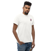 Ricamo Personalizzato - T-Shirt Unisex Ricamata 100% Cotone – Confortevole – Design Medusa Felice-Biiply