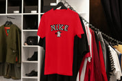 Ricamo Personalizzato - T-Shirt Unisex Ricamata 100% Cotone – Confortevole – Design Nike Cow-Biiply
