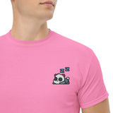Unisex Embroidered T-Shirt 100% Cotton – Comfortable – Sleepy Panda Design