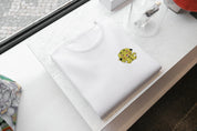 Ricamo Personalizzato - T-Shirt Unisex Ricamata 100% Cotone – Confortevole – Design Piccolo Pikachu-Biiply