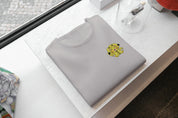 Ricamo Personalizzato - T-Shirt Unisex Ricamata 100% Cotone – Confortevole – Design Piccolo Pikachu-Biiply