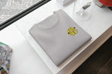 T-Shirt Unisex Ricamata 100% Cotone – Confortevole – Design Piccolo Pikachu