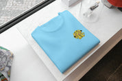 Ricamo Personalizzato - T-Shirt Unisex Ricamata 100% Cotone – Confortevole – Design Piccolo Pikachu-Biiply