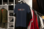 Ricamo Personalizzato - T-Shirt Unisex Ricamata 100% Cotone – Confortevole – Design Scritta Mickey-Biiply