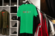 Ricamo Personalizzato - T-Shirt Unisex Ricamata 100% Cotone – Confortevole – Design Scritta Mickey-Biiply