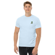 Ricamo Personalizzato - T-Shirt Unisex Ricamata 100% Cotone – Confortevole – Design Serpente Simpatico-Biiply