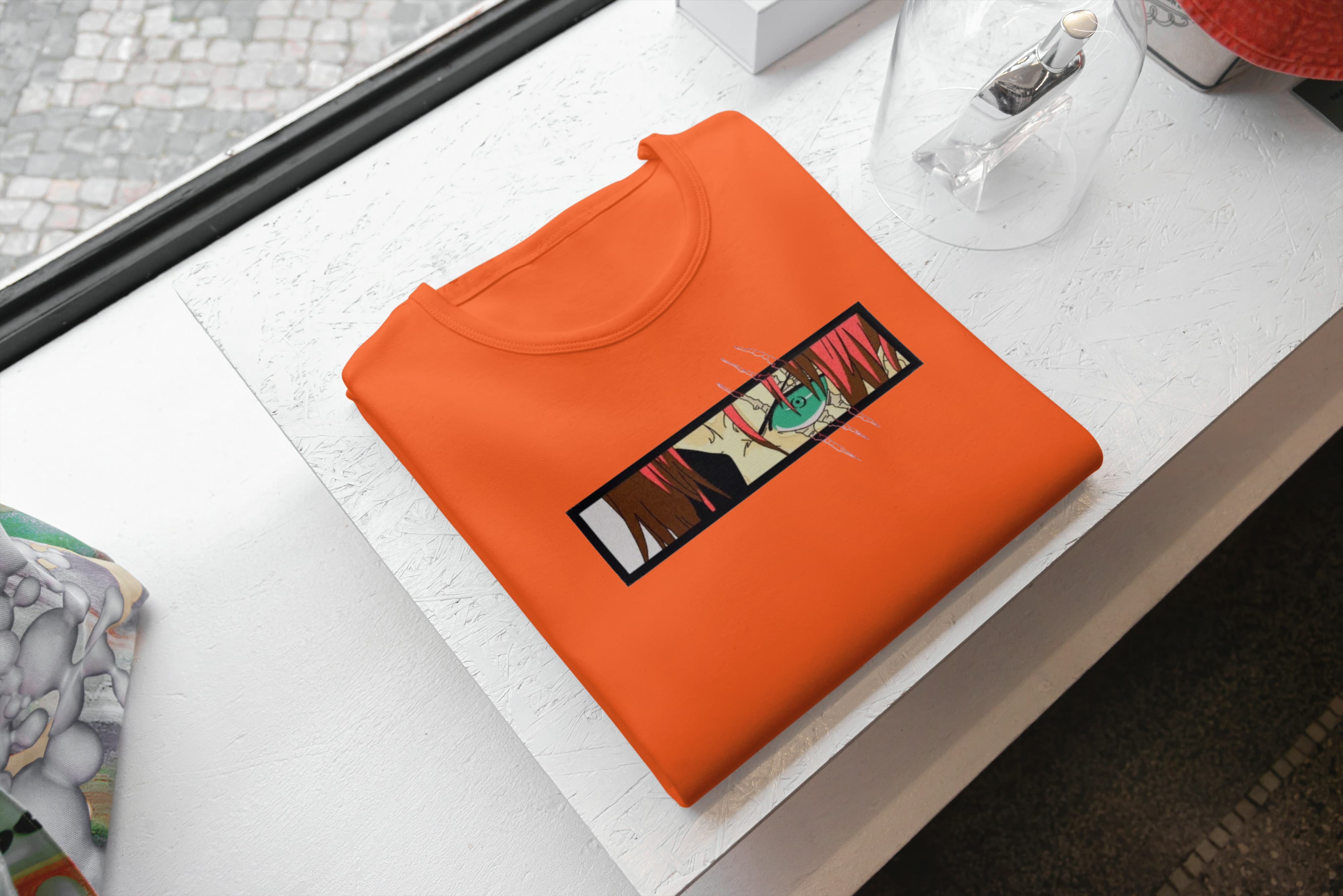Ricamo Personalizzato - T-Shirt Unisex Ricamata 100% Cotone – Confortevole – Design Shanks eyes-Biiply