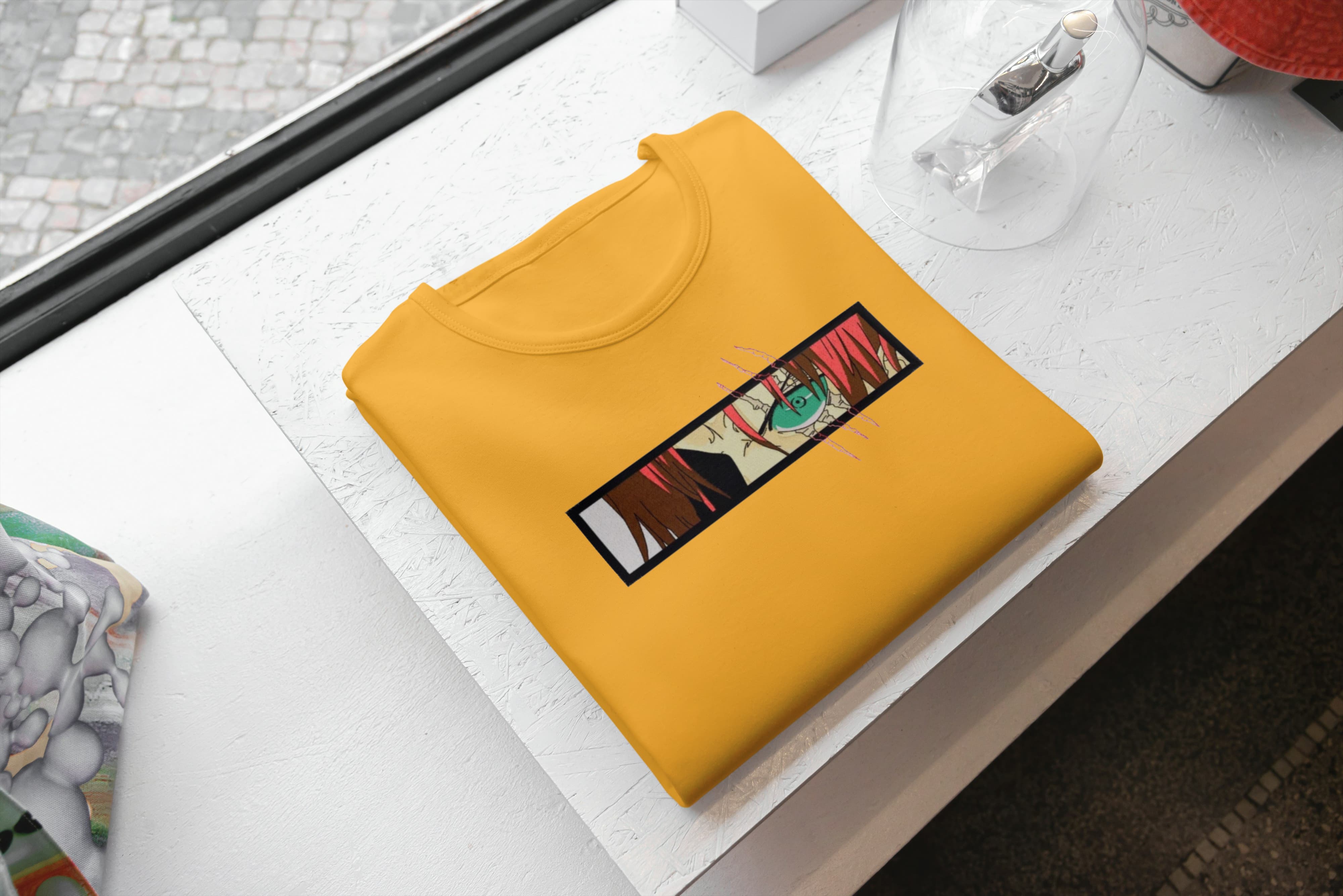 Ricamo Personalizzato - T-Shirt Unisex Ricamata 100% Cotone – Confortevole – Design Shanks eyes-Biiply