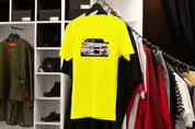 Ricamo Personalizzato - T-Shirt Unisex Ricamata 100% Cotone – Confortevole – Design Skyline-Biiply