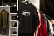 Ricamo Personalizzato - T-Shirt Unisex Ricamata 100% Cotone – Confortevole – Design Skyline-Biiply