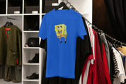 Ricamo Personalizzato - T-Shirt Unisex Ricamata 100% Cotone – Confortevole – Design Spongebob-Biiply
