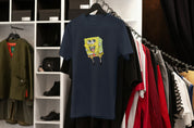 Ricamo Personalizzato - T-Shirt Unisex Ricamata 100% Cotone – Confortevole – Design Spongebob-Biiply