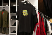 Ricamo Personalizzato - T-Shirt Unisex Ricamata 100% Cotone – Confortevole – Design Spongebob-Biiply
