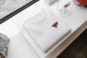 Ricamo Personalizzato - T-Shirt Unisex Ricamata 100% Cotone – Confortevole – Design Sukuna Bocca con Lingua-Biiply