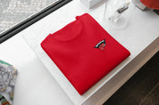 Ricamo Personalizzato - T-Shirt Unisex Ricamata 100% Cotone – Confortevole – Design Sukuna Bocca con Lingua-Biiply
