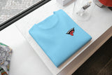 T-Shirt Unisex Ricamata 100% Cotone – Confortevole – Design Sukuna Bocca con Lingua