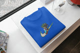 T-Shirt Unisex Ricamata 100% Cotone – Confortevole – Design Swoosh Dr.stone