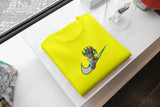 T-Shirt Unisex Ricamata 100% Cotone – Confortevole – Design Swoosh Dr.stone