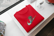 Ricamo Personalizzato - T-Shirt Unisex Ricamata 100% Cotone – Confortevole – Design Swoosh Dr.stone-Biiply