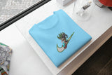T-Shirt Unisex Ricamata 100% Cotone – Confortevole – Design Swoosh Dr.stone