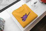 T-Shirt Unisex Ricamata 100% Cotone – Confortevole – Design Swoosh Gengar
