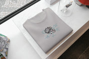 Ricamo Personalizzato - T-Shirt Unisex Ricamata 100% Cotone – Confortevole – Design Swoosh Killua-Biiply