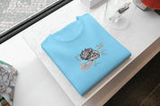 Ricamo Personalizzato - T-Shirt Unisex Ricamata 100% Cotone – Confortevole – Design Swoosh Killua-Biiply
