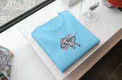 Ricamo Personalizzato - T-Shirt Unisex Ricamata 100% Cotone – Confortevole – Design Swoosh Nike Mew-Biiply