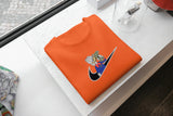Camiseta unisex bordada 100% algodón – Cómoda – Diseño Swoosh Tío Gilito con billete