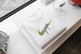 T-Shirt Unisex Ricamata 100% Cotone – Confortevole – Design Swoosh Rik