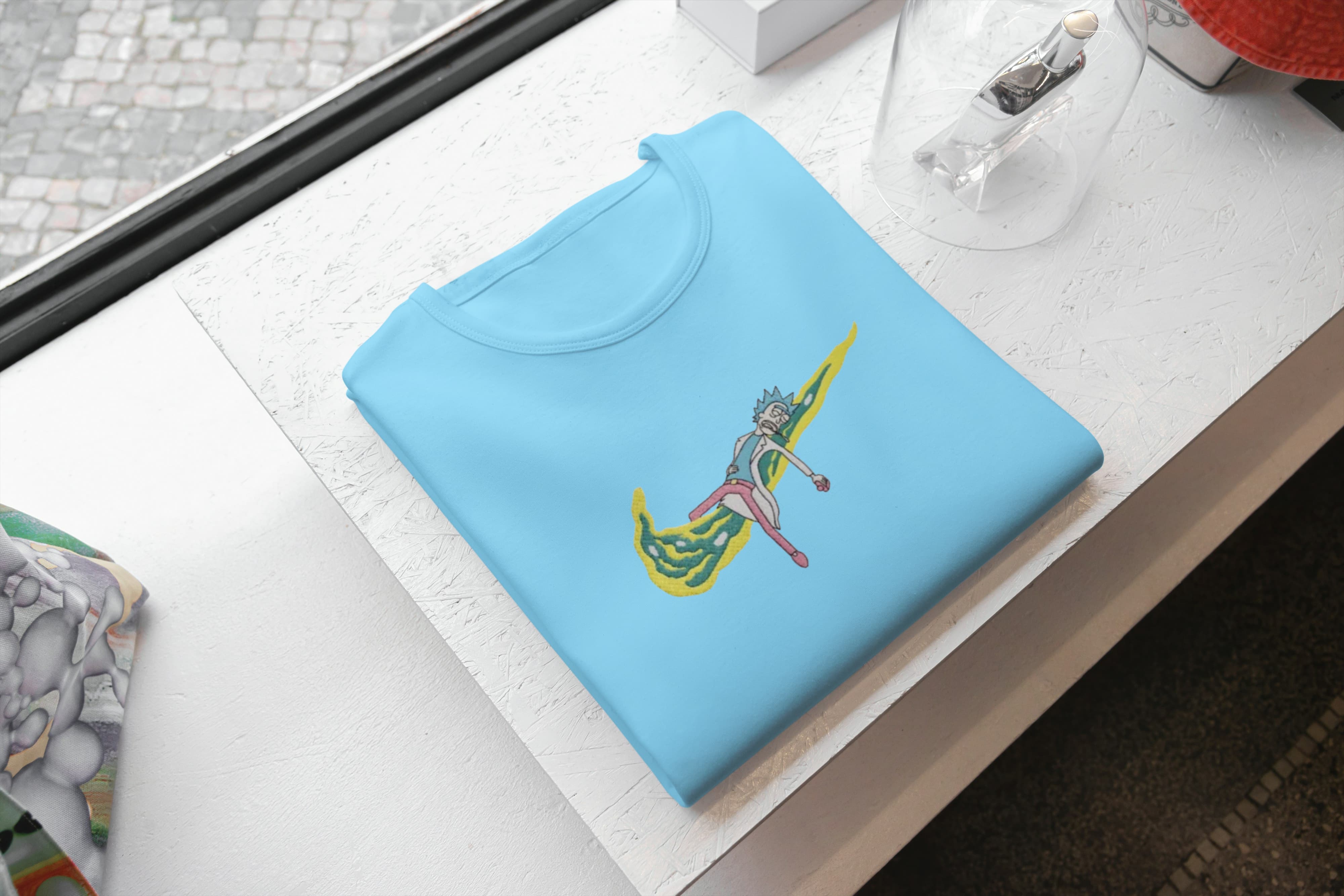 Ricamo Personalizzato - T-Shirt Unisex Ricamata 100% Cotone – Confortevole – Design Swoosh Rik-Biiply