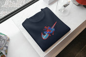 Ricamo Personalizzato - T-Shirt Unisex Ricamata 100% Cotone – Confortevole – Design Swoosh Spiderman-Biiply