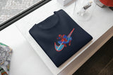 Camiseta Unisex Bordada 100% Algodón – Cómoda – Diseño Swoosh Spiderman