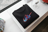 Camiseta Unisex Bordada 100% Algodón – Cómoda – Diseño Swoosh Spiderman