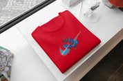 Ricamo Personalizzato - T-Shirt Unisex Ricamata 100% Cotone – Confortevole – Design Swoosh Spiderman-Biiply
