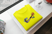 Ricamo Personalizzato - T-Shirt Unisex Ricamata 100% Cotone – Confortevole – Design Swoosh Tangiro-Biiply