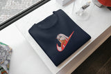 T-Shirt Unisex Ricamata 100% Cotone – Confortevole – Design Swoosh Zero Two