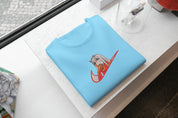 Ricamo Personalizzato - T-Shirt Unisex Ricamata 100% Cotone – Confortevole – Design Swoosh Zero Two-Biiply