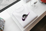 T-Shirt Unisex Ricamata 100% Cotone – Confortevole – Design Swoosh daki