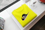 Ricamo Personalizzato - T-Shirt Unisex Ricamata 100% Cotone – Confortevole – Design Swoosh daki-Biiply
