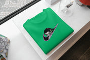 Ricamo Personalizzato - T-Shirt Unisex Ricamata 100% Cotone – Confortevole – Design Swoosh daki-Biiply