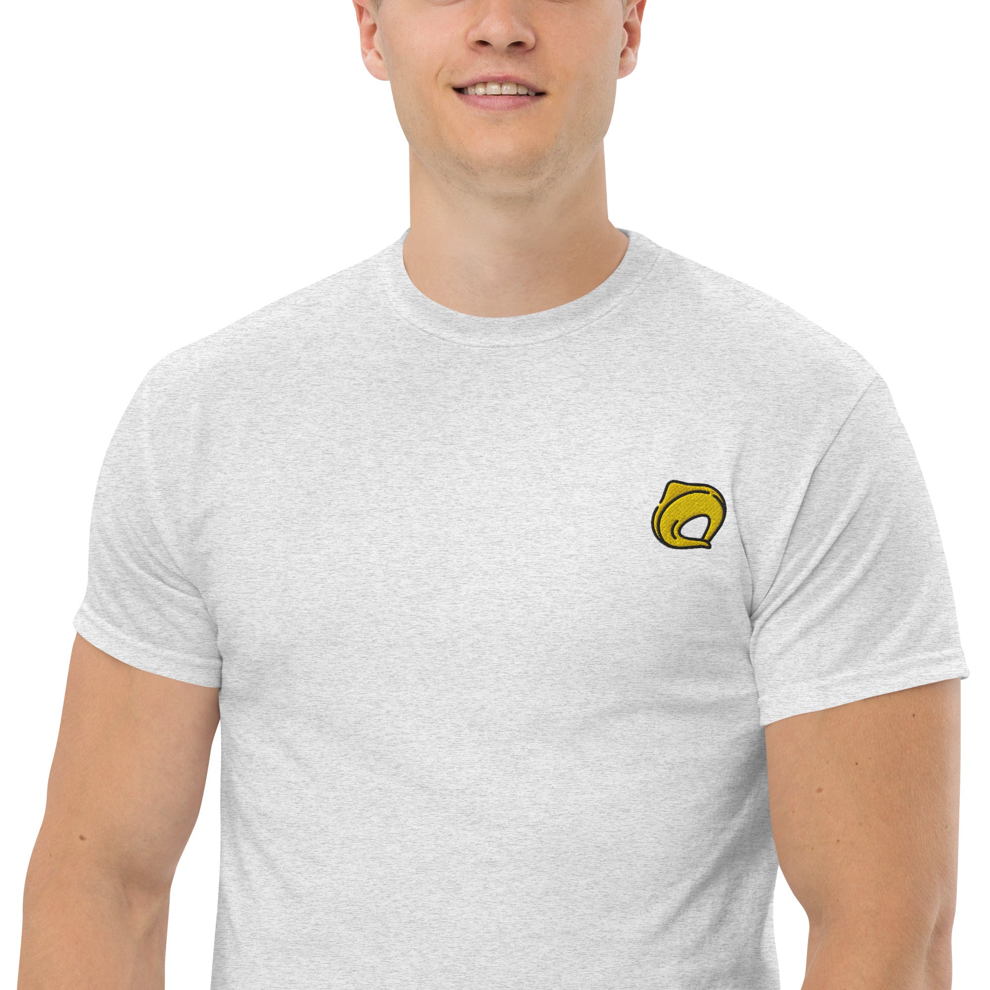Ricamo Personalizzato - T-Shirt Unisex Ricamata 100% Cotone – Confortevole – Design Tortellino-Biiply